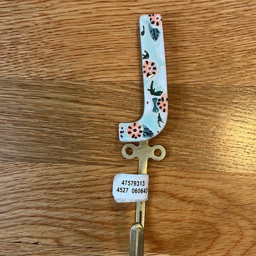 Anthropology Liberty Letter Hooks Letter J, & or T - Picture 10 of 16